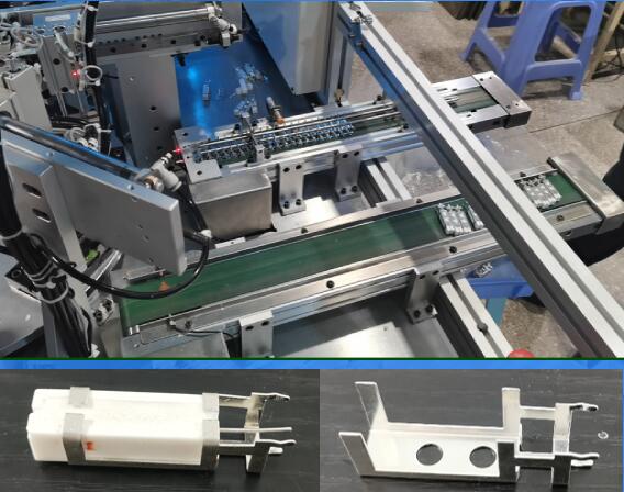 Directional cement resistor rack assembly machine
