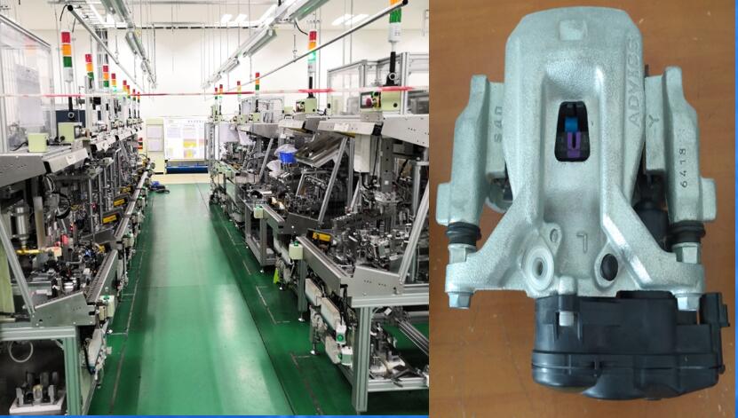 Brake caliper assembly and testing