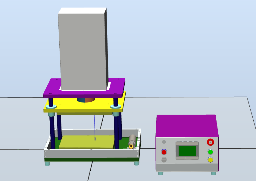 Pre-filled bag pressure test equipment