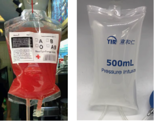 Pre-filled bag pressure test equipment